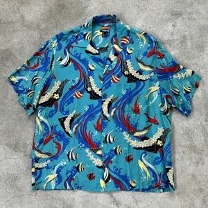 Patagonia Pataloha パタゴニア パタロハ　アロハシャツ　XLサイズ エンゼルフィッシュ　80s