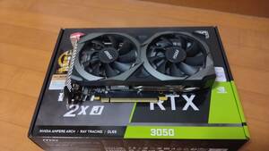 GeForce RTX 3050 VENTUS 2X J 8G OC