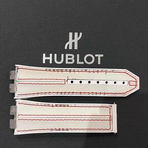 送料無料☆ HUBLOT ワンクリック 45mm ウニコ用 401系 411系 ラバー ウブロ ベルト フェラーリ 定価77,000 白 スケドーニ UNICO ストラップ