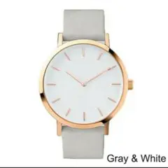 新品　腕時計　シンプル　ビジネス　プライベート　グレイ　6