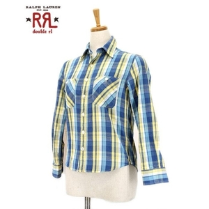 新品未使用　RRL　ダブルアールエル　ラルフローレン　レディース　フランネルシャツ　2(S)　USA国内直営店購入　正規品