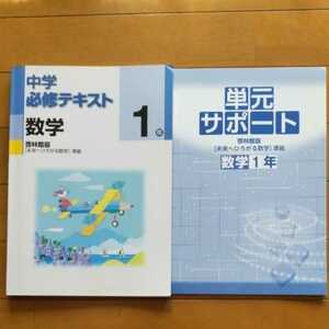 中学必修テキスト 数学 中1 啓林館版 未来へひろがる数学準拠 中学1年