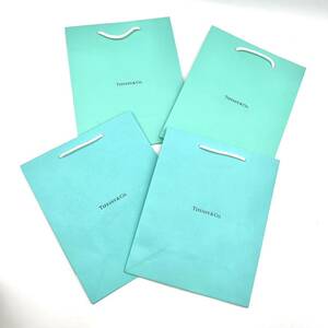 比較的美品 Tiffany ティファニー ショッパー 紙袋 袋 手提げ 付属品 アクセサリー 用 まとめて セット 大 小 正規品 ブランド ラッピング