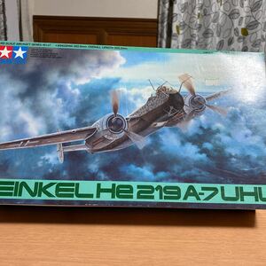 タミヤ TAMIYA 1/48 ハインケル　He219 A-7 ウーフー　未組立　HEINKEL ドイツ空軍　夜間　戦闘機