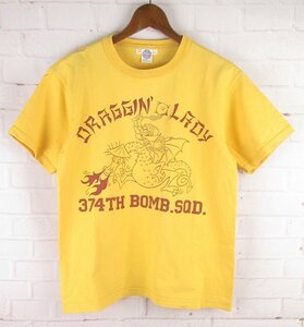 ST10188 TOYS McCOY トイズマッコイ Tシャツ SMALL イエロー系（クリックポスト可）