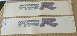 ■新品■ホンダ　純正品　インテグラ DC5 タイプ R TYPE R サイドデカール左右ペア