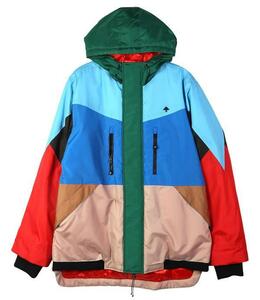 LRG (エルアールジー) ナイロンジャケット マウンテンパーカー Research Light Puffy Jacket Multi-Color マルチカラー (M)