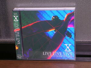 2枚組帯付CD X JAPAN／LIVE LIVE LIVE～TOKYO DOME 1993-1996