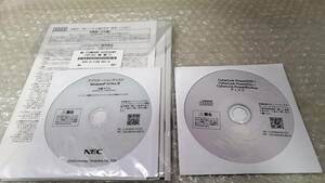 SA4 取説付 NEC Windows10 2枚組 Ｍ****/E-3 Ｍ****/B-3 アプリケーションディスク PowerDVD