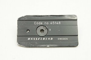 【アルプスカメラ】HASSELBLAD ハッセルブラッド クイックカップリングプレート Code no 45148 221221y