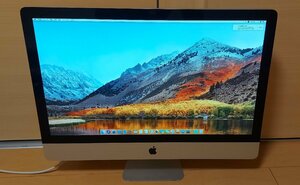 Apple iMac Mid 2011 27インチ A1312/Core i7 3.4GHz/メモリ16GB/SSD SAMSUNG 256GB/HDD 500GB/MacOS X 10.13.6 *動作確認済み*