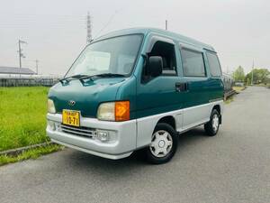 1円スタート！スーパーチャージャー　サンバーディアスバン　スバル　TV1　車検付　大阪発