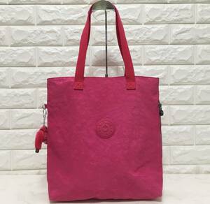 no19623 kipling キプリング モンキーチャーム ナイロン 肩掛けショルダー トート バッグ ☆