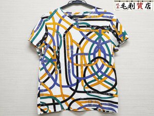 エルメス HERMES カヴァルカドゥール 半袖 Tシャツ コットン100% マルチカラー サイズ42 美品 服 トップス
