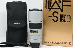 Nikon AF-S NIKKOR 300mm f/4D (IF) ED Gray 望遠レンズ ※通電確認済み、現状渡し。