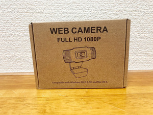 【新品】三脚付きウェブカメラ フルHD1080P/30FPS/110°広角レンズ/自動光補正/ノイズ対策 
