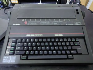 【brother　ブラザー】エレクトリック　タイプライター　ax-22 現状扱い　レトロ