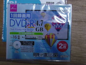 ダイソー DVD-R 4.7G 2枚 1-16倍速＋ シールズ　SEALS CL02 03 04 05つき チア