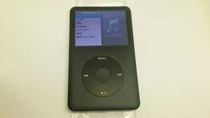美品 iPod classic (160GB→SSD 512GB 大容量化) ブラック (外装一式 バッテリー等 新品) 第7世代 本体