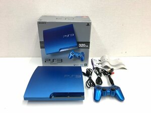 ▲二宮店▲【中古品】4-8 SONY ソニー PlayStation3 プレステ3 PS3 CECH-3000B スプラッシュブルー 320GB 初期化済み/動作確認済み