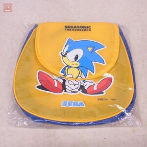 未使用品 セガ ソニック・ザ・ヘッジホッグ リュック 子供用 SEGA SONIC THE HEDGEHOG ナップサック バッグ【20