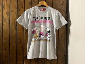 新品★スヌーピー　チャーリーブラウン　ビンテージスタイル　Tシャツ★アニメ/マンガ/ピーナッツ/SNOOPY