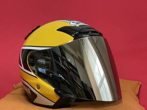 SHOEI ショウエイ J-フォース2 J-Force Ⅱ J-FORCE2 YAMAHA ヤマハ ストロボカラー イエロー L 希少!! 美品!!