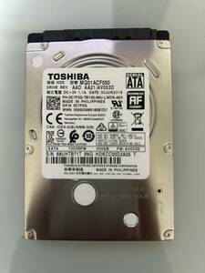 送料無料 2.5インチ SATA HDD 500GB MQ01ACF050 TOSHIBA 東芝 7200RPM 7mm
