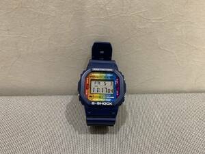 【K-28355】CASIO G-SHOCK DW-5000 SF-2JR ブルー 腕時計 ブランド時計 カシオ ジーショック メンズ ウィメンズ ユニセックス 稼働品 