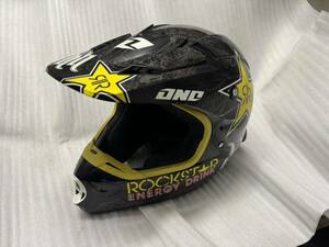 バイク モトクロス オフロード ヘルメット DOT×ROCKSTAR サイズＬ 59-60㎝ XR YZ CRF KX トライアル