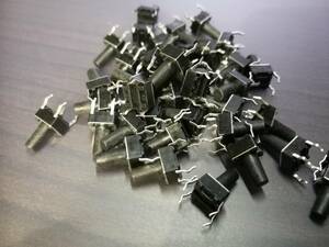 タクトスイッチ 4ピン 6*6*10mm DIP 30個セット