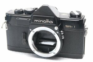 （超レア）MINOLTA ミノルタ 昔の高級一眼レフカメラ SR-1（黒）ボディ 超希少・作動品（腐食なし）