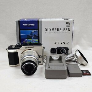 OLYMPUS PEN オリンパス E-PL2 14-42mm F3.5-5.6 通電〇 付属品あり ミラーレス一眼レフカメラ