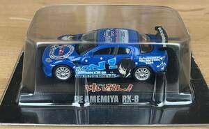 ◇アオシマ けいおん！マツダ RX-8 ブルー RE雨宮 痛車 秋山澪 1/64ミニカー 未使用 希少