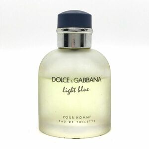 D&G ドルチェ&ガッバーナ ライト ブルー プールオム EDT 75ml ☆残量たっぷり　送料350円