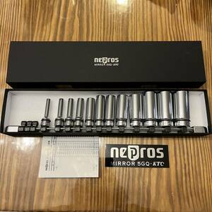 nepros 3/8sq. 9.5 ディープソケット 12個セット ネプロス NTB3L12A ktc snap-on tone 