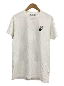 OFF-WHITE◆Tシャツ/S/コットン/ホワイト/無地/OMAA027R21JER003