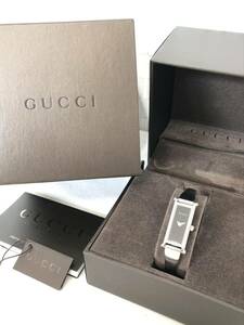 GUCCI レディース腕時計 バングルウォッチ GUCCI 1500L バングル ブラック 中古 現状品