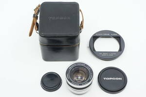 極美品 トプコン RE AUTO TOPCOR 20mm F4 専用メタルフード・レンズケース付き TOPCON REオートトプコール 超広角レンズ