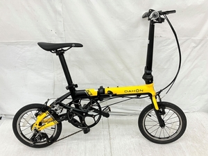 DAHON K3 MODEL 折りたたみ自転車 イエロー サイクリング ダホン 中古 K8610303