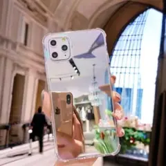 iPhone14 ケース TPU アイフォーンカバー ミラーケース 鏡面