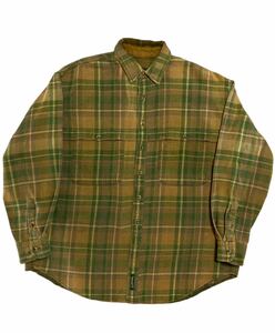 90s Timberland WEATHERGEAR ティンバーランド　チェックシャツ ネルシャツ フランネル　アウトドア　ベビーフランネル　ウェザーギア