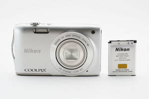 ★極上品★ニコン Nikon COOLPIX S3300 シルバー コンパクトデジタルカメラ L830#2396