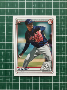 ★TOPPS MLB 2020 BOWMAN #BP-115 JASSEEL DE LA CRUZ［ATLANTA BRAVES］ベースカード PROSPECTS プロスペクト 1st 20★