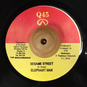 ELEPHANT MAN / SESAME STREET