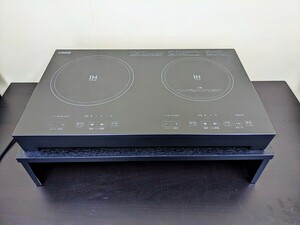 IHクッキングヒーター YAMADA　動作品　美品　台付き　2021年製品　700ｗ　1400ｗ　揚げ物　タイマー IH調理器