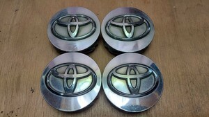 トヨタ 純正アルミホイールセンターキャップ メッキ４個セット　 プリウスα 30ヴェルファイア 30アルファードTOYOTA