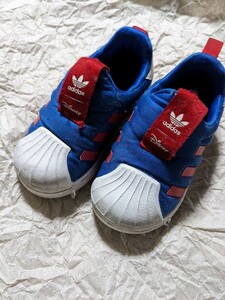 adidas アディダス ベビー SUPERSTAR スーパースター13cm スニーカー スリッポン Disney グーフィ 