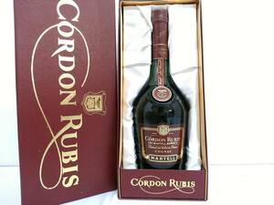 【コレクション放出品】MARTELL マーテル CORDON RUBIS コルドンルビー コニャック ブランデー 700ml 40％/古酒/洋酒/箱付き/8-06KO050128