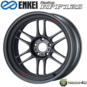 送料無料 ENKEI RPF1RS 18インチ 18x10.0J 5/114.3 +6 MDG Matte Dark Gunmetallic 新品ホイール1本価格